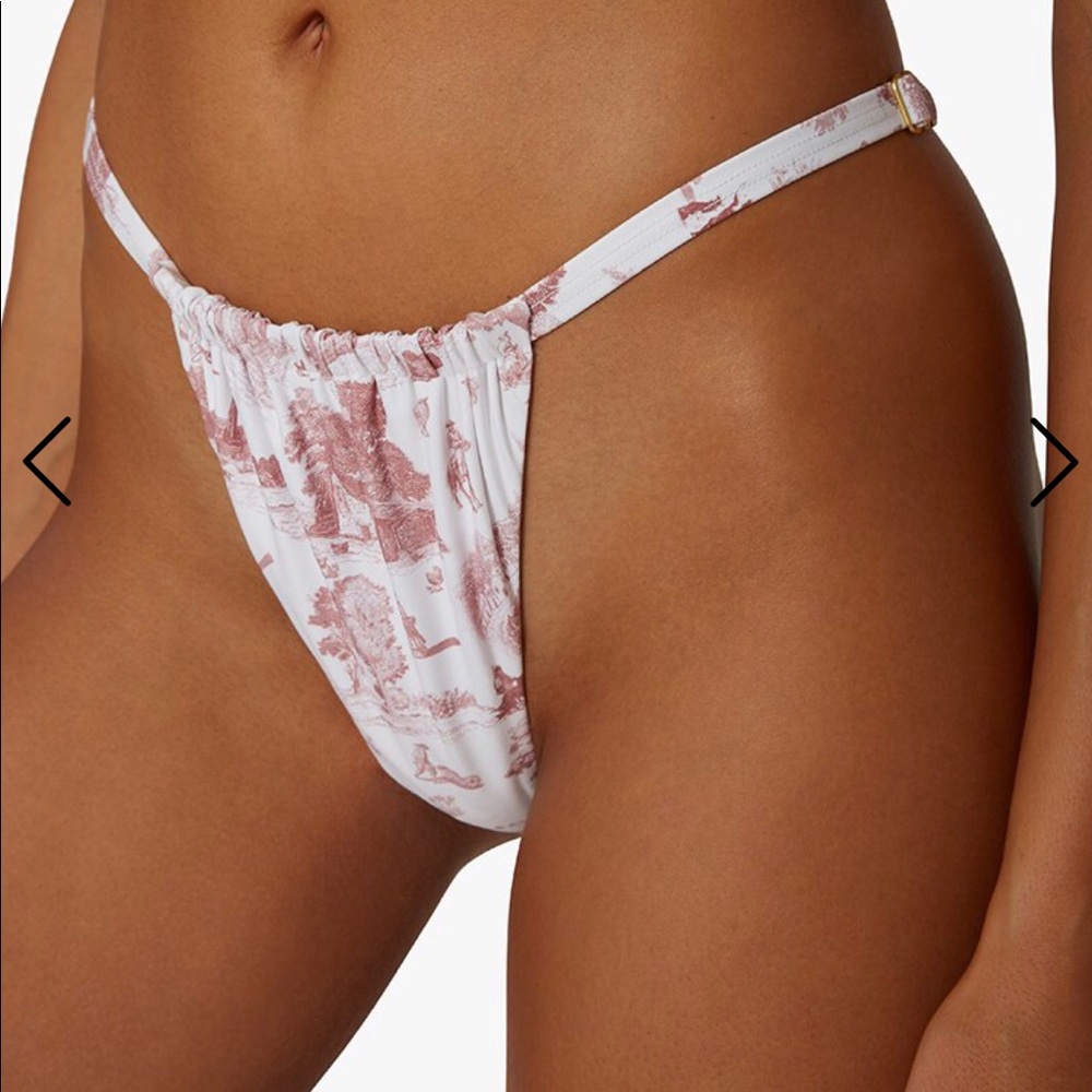 WeWoreWhat Ruched Bikini Bottoms
